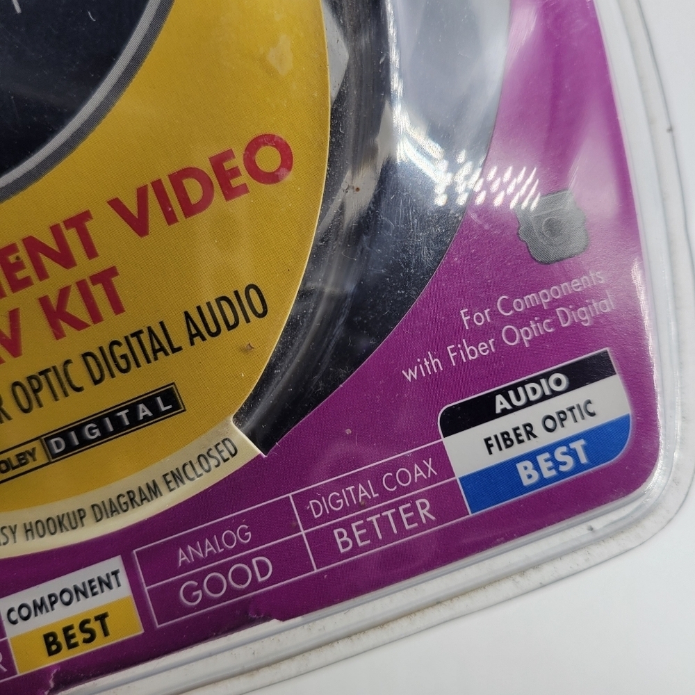 Monster Standard THX Certified Component Video AV Kit 4ft 1m New Sealed - Picture 5 of 8